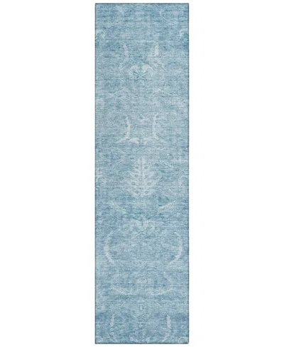 Addison Chantille Machine Washable Acn1083 2'3"x7'6" Runner Area Rug In Mist