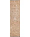 Addison Chantille Machine Washable Acn1083 2'3"x7'6" Runner Area Rug In Salmon