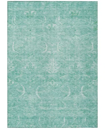 Addison Chantille Machine Washable Acn1083 5'x7'6" Area Rug In Aqua