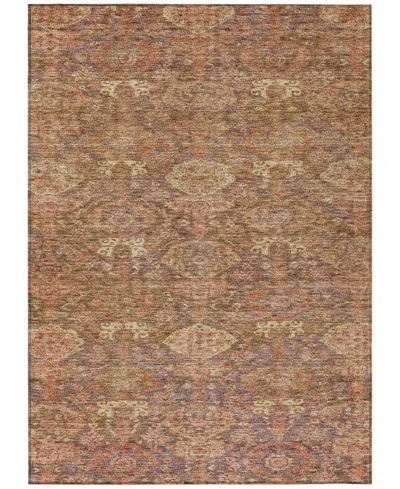 Addison Chantille Machine Washable Acn1084 5'x7'6" Area Rug In Brown