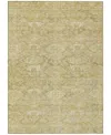 Addison Chantille Machine Washable Acn1084 9'x12' Area Rug In Wheat
