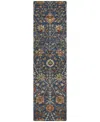 Addison Chantille Machine Washable Acn1085 2'3"x7'6" Runner Area Rug In Navy