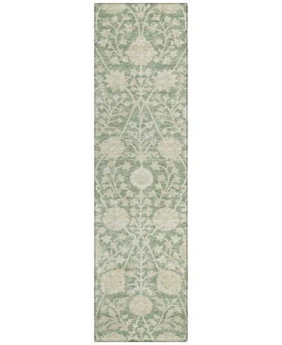Addison Chantille Machine Washable Acn1086 2'3"x7'6" Runner Area Rug In Grass