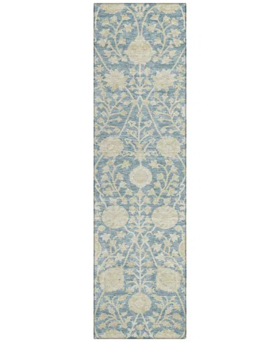 Addison Chantille Machine Washable Acn1086 2'3"x7'6" Runner Area Rug In Mist