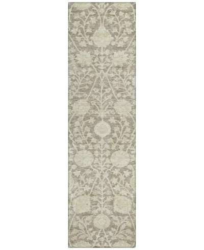Addison Chantille Machine Washable Acn1086 2'3"x7'6" Runner Area Rug In Mocha