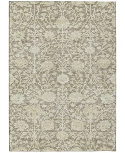 Addison Chantille Machine Washable Acn1086 3'x5' Area Rug In Mocha