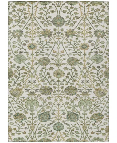 Addison Chantille Machine Washable Acn1087 9'x12' Area Rug In Ivory