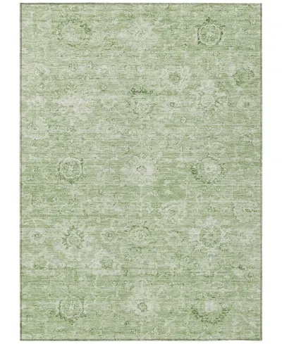 Addison Chantille Machine Washable Acn1089 8'x10' Area Rug In Grass
