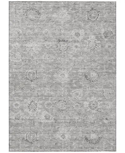 Addison Chantille Machine Washable Acn1089 8'x10' Area Rug In Gray
