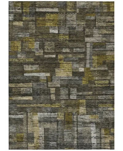 Addison Chantille Machine Washable Acn1090 3'x5' Area Rug In Charcoal