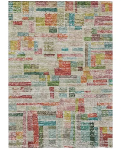 Addison Chantille Machine Washable Acn1090 8'x10' Area Rug In Paprika