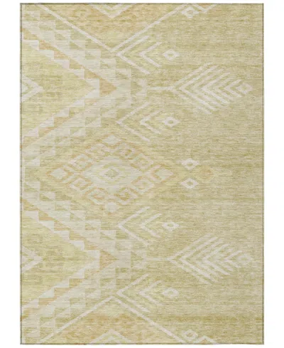 Addison Chantille Machine Washable Acn1091 10'x14' Area Rug In Tan