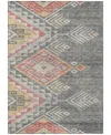 Addison Chantille Machine Washable Acn1091 5'x7'6" Area Rug In Gray