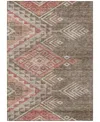 Addison Chantille Machine Washable Acn1091 8'x10' Area Rug In Brown