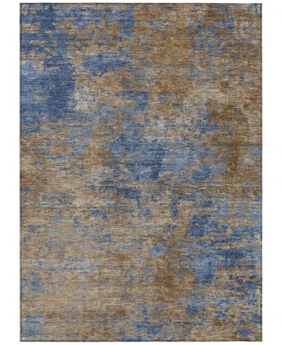 Addison Chantille Machine Washable Acn1093 3'x5' Area Rug In Navy