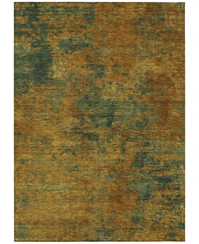 Addison Chantille Machine Washable Acn1093 8'x10' Area Rug In Copper