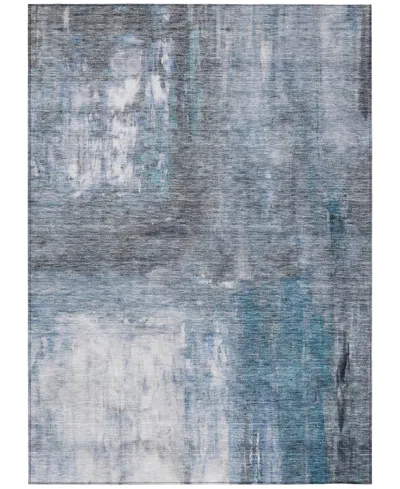 Addison Chantille Machine Washable Acn1095 9'x12' Area Rug In Blue