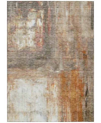 Addison Chantille Machine Washable Acn1095 9'x12' Area Rug In Copper