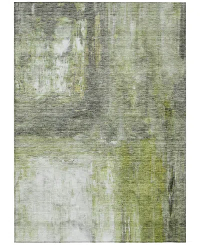 Addison Chantille Machine Washable Acn1095 9'x12' Area Rug In Grass