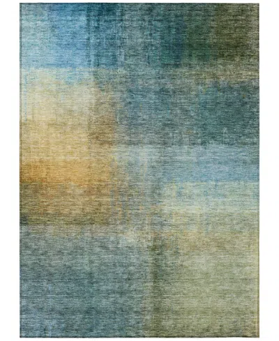 Addison Chantille Machine Washable Acn1096 5'x7'6" Area Rug In Blue