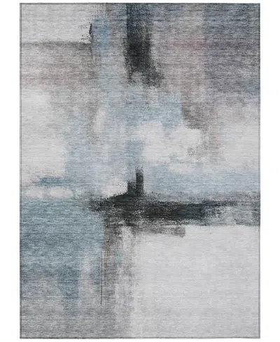 Addison Chantille Machine Washable Acn1097 5'x7'6" Area Rug In Blue