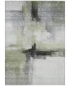 Addison Chantille Machine Washable Acn1097 8'x10' Area Rug In Sage