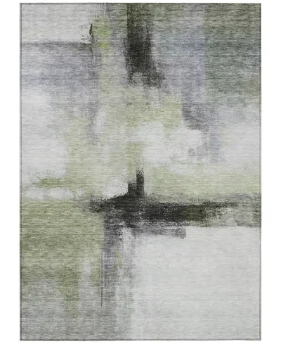 Addison Chantille Machine Washable Acn1097 8'x10' Area Rug In Sage