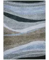 Addison Chantille Machine Washable Acn1098 2'6"x3'10" Area Rug In Brown