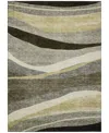 Addison Chantille Machine Washable Acn1098 3'x5' Area Rug In Taupe