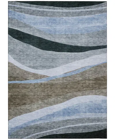 Addison Chantille Machine Washable Acn1098 9'x12' Area Rug In Brown