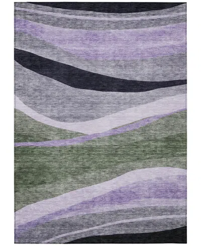 Addison Chantille Machine Washable Acn1098 9'x12' Area Rug In Grass