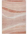 Addison Chantille Machine Washable Acn1099 10'x14' Area Rug In Salmon