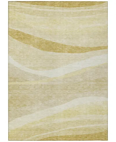 Addison Chantille Machine Washable Acn1099 10'x14' Area Rug In Wheat