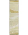 Addison Chantille Machine Washable Acn1099 2'3"x7'6" Runner Area Rug In Wheat