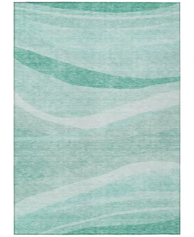 Addison Chantille Machine Washable Acn1099 8'x10' Area Rug In Aqua