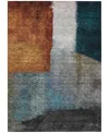 Addison Chantille Machine Washable Acn1100 2'6"x3'10" Area Rug In Copper