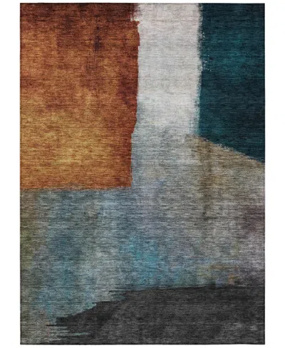 Addison Chantille Machine Washable Acn1100 9'x12' Area Rug In Copper