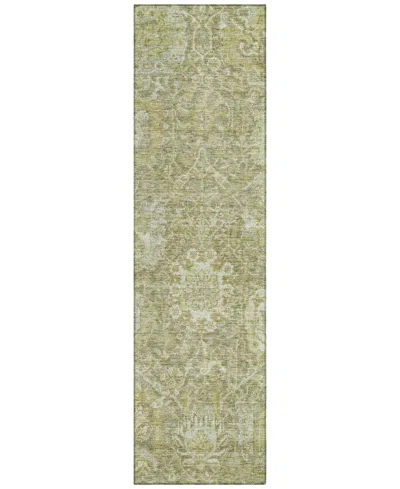 Addison Chantille Machine Washable Acn1101 2'3"x7'6" Runner Area Rug In Sage