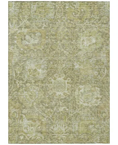 Addison Chantille Machine Washable Acn1101 5'x7'6" Area Rug In Sage