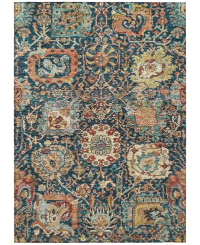 Addison Chantille Machine Washable Acn1101 8'x10' Area Rug In Navy
