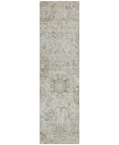 Addison Chantille Machine Washable Acn1102 2'3"x7'6" Runner Area Rug In Ivory