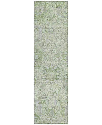 Addison Chantille Machine Washable Acn1102 2'3"x7'6" Runner Area Rug In Mint