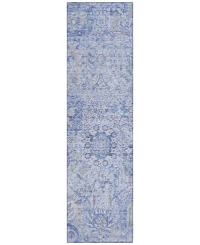 Addison Chantille Machine Washable Acn1102 2'3"x7'6" Runner Area Rug In Mist