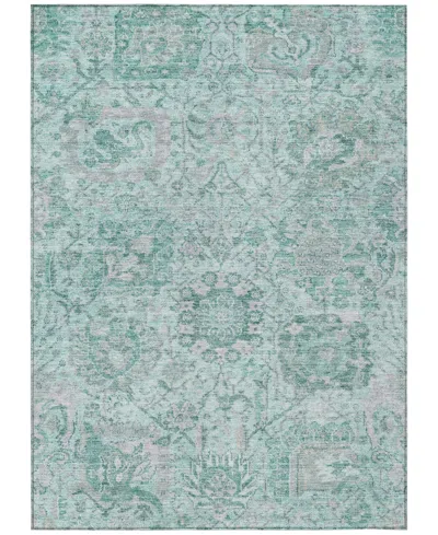 Addison Chantille Machine Washable Acn1102 5'x7'6" Area Rug In Teal