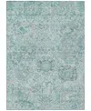Addison Chantille Machine Washable Acn1102 9'x12' Area Rug In Teal
