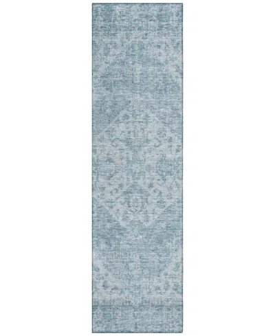 Addison Chantille Machine Washable Acn1104 2'3''x7'6'' Runner Area Rug In Mist