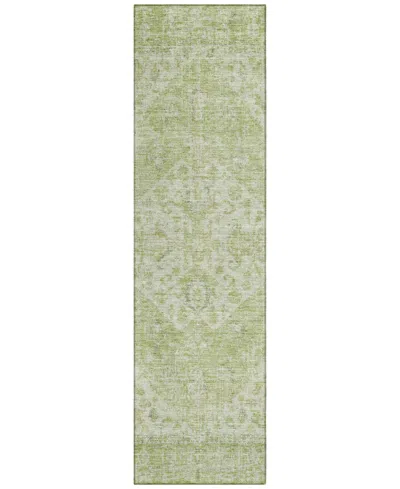 Addison Chantille Machine Washable Acn1104 2'3''x7'6'' Runner Area Rug In Sage