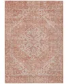 Addison Chantille Machine Washable Acn1104 5'x7'6" Area Rug In Coral
