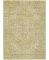 Addison Chantille Machine Washable Acn1104 9'x12' Area Rug In Gold