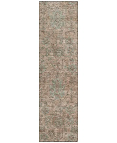 Addison Chantille Machine Washable Acn1105 2'3''x7'6'' Runner Area Rug In Coral